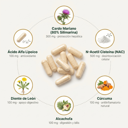 Limpia, Protege y Fortalece Tu Hígado con Cutiva Labs Liver Support