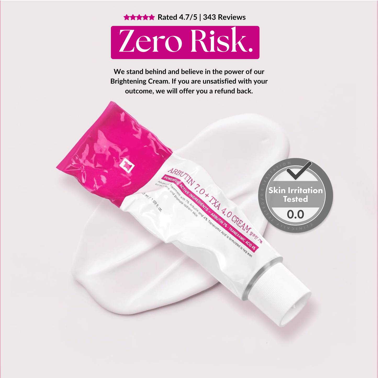 Arbutin 7% + TXA 4% Brightening Cream